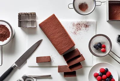 Шоколадный десерт из ряженки без выпечки