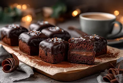 Нежные трюфельные пирожные: роскошь из простых продуктов