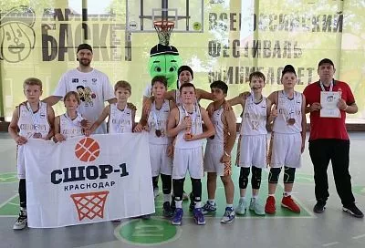 Краснодарцы блеснули на всероссийском фестивале «Минибаскет»