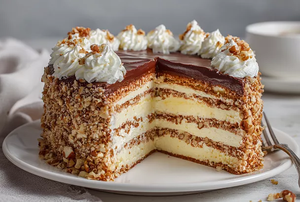 Киевский торт: классический рецепт с хрустящими коржами и нежным кремом