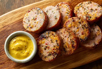 Домашняя куриная колбаса без лишних добавок