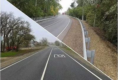 Ремонт пяти участков дорог по нацпроекту «Инфраструктура для жизни» завершен на Кубани