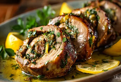 Мясной рулет из телячьего плеча: сочный, ароматный, праздничный