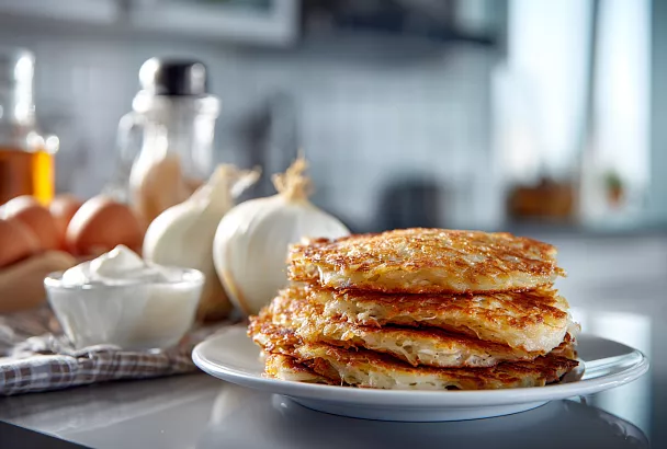 Луковые драники: хрустящая вкуснятина из простых продуктов