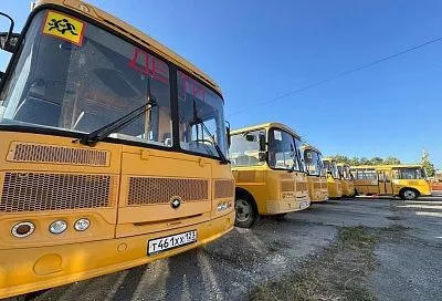 Новую партию школьных автобусов из Краснодара отправили в Херсонскую область 