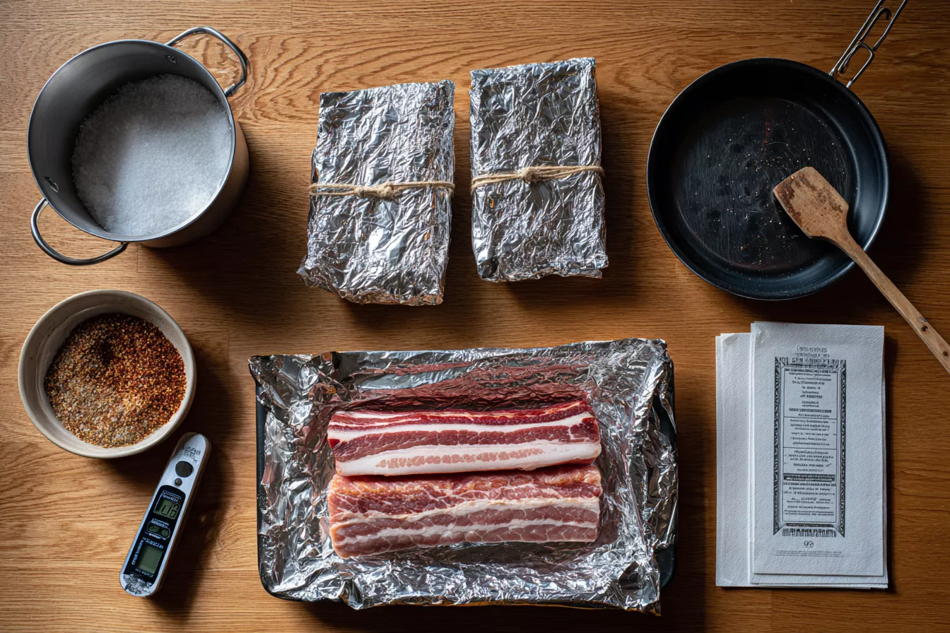 Копчёная грудинка на обычной плите: как сделать дома без коптильни