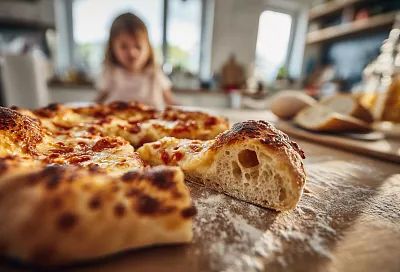Универсальное тесто для пиццы без замеса руками: пышное и воздушное за 5 минут