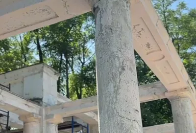 Колоннаду в Городском Саду Краснодара отремонтируют до конца осени