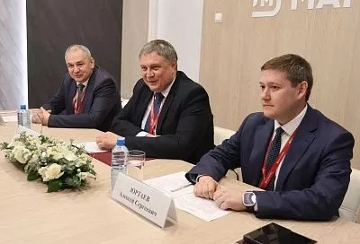 Первый вице-губернатор Кубани и заместитель председателя Правления «Совкомбанк» обсудили вопросы реализации проектов на территории края