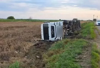 В Крымском районе в ДТП погиб водитель грузовика