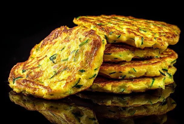 Пышные оладьи из кабачков с пикантным соусом: идеальная летняя закуска