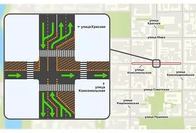 Движение транспорта ограничат на участке улицы в центре Краснодара до 6 марта