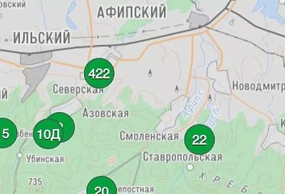 Уровень воды в реках Северского района стабилизировался