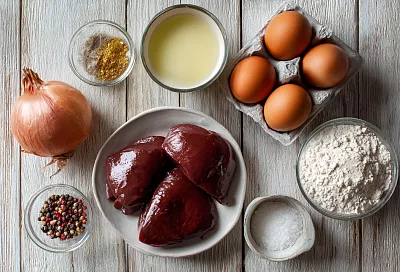 Нежный паштет-мусс из куриной печени за час: молоко, мука, яйца, лук и масло