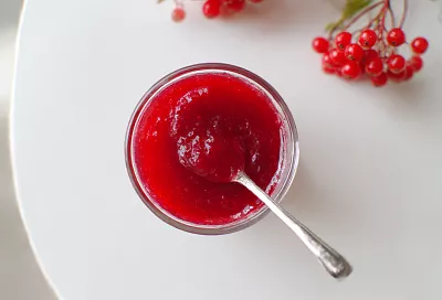 Калиновое варенье без варки и с меньшим сахаром