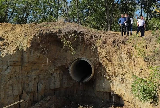 Ливневый коллектор по ул. Снесарева в Краснодаре модернизируют