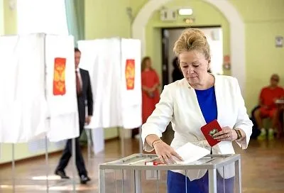 Мэр Анапы проголосовала на выборах депутатов Государственной Думы РФ