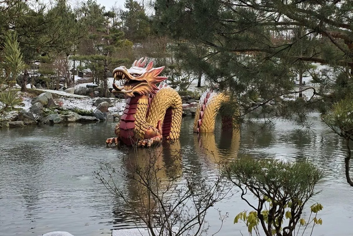 Стало известно, как будет работать Японский сад в парке «Краснодар» в новогодние праздники
