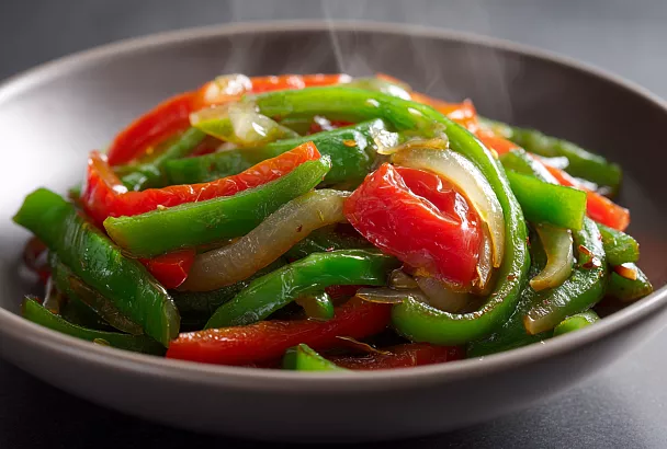 Острый перец в соевом соусе: быстро, ароматно и хрустит