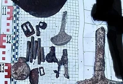 Останки погибшего в 1943 году красноармейца обнаружили поисковики в Крымском районе