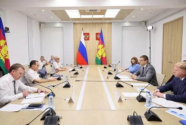 Губернатор Краснодарского края встретился с новым руководителем «ТНС энерго Кубань»