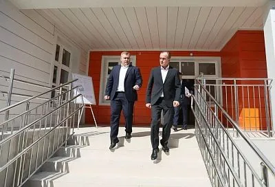 Губернатор Вениамин Кондратьев проинспектировал строительство детского сада в Юбилейном микрорайоне Краснодара