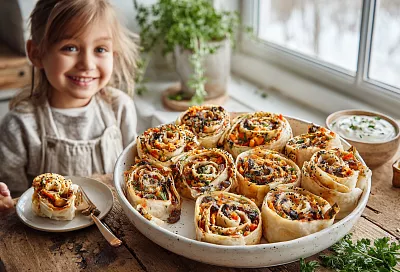 Беру лаваш, грибы и овощи, готовлю хрустящую закуску: гора вкусняшек на праздничный стол за минуты