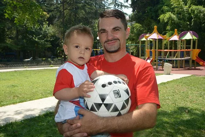 Александр Киреев с сыном Сашей, Сочи