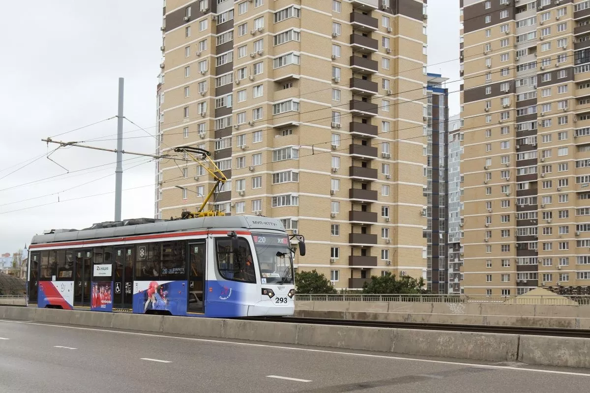 График движения нескольких трамваев изменится в Краснодаре вечером 4 сентября