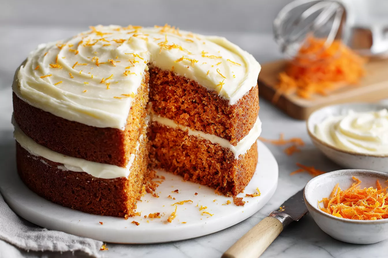 Самый нежный морковный торт, который тает во рту: морковь не чувствуется, а сочность просто невероятная