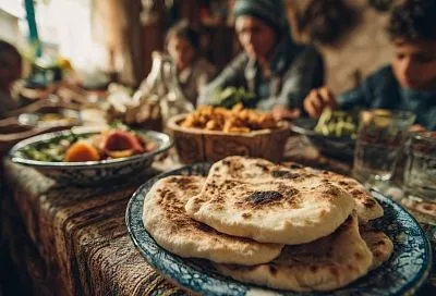 Простой и вкусный рецепт домашних лепешек с сырной начинкой