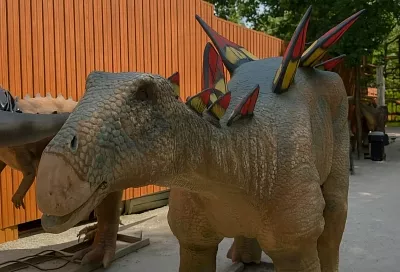 В Горячем Ключе «поселились» динозавры – новые арт-объекты появились в городе