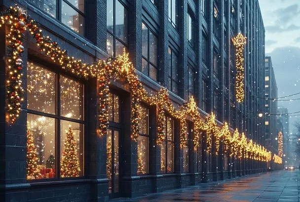 Новогодние гирлянды под штрафом: юрист предупредила о рисках неправильного монтажа