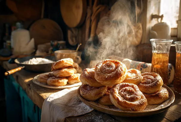 Кефирные улитки с сахаром: бабушкин рецепт за 15 минут