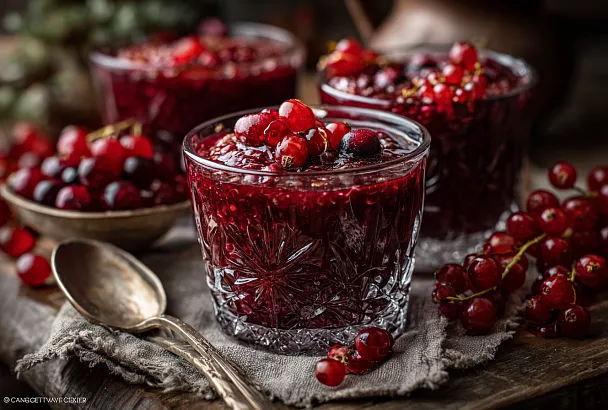 Настоящий русский овсяный кисель с клюквой, брусникой и красной смородиной — густой, тягучий и невероятно полезный