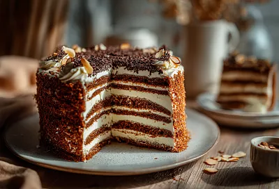 Авторский медовик ароматнее классического: добавила секретный ингредиент в тесто, и вкус получился ни с чем не сравнимым