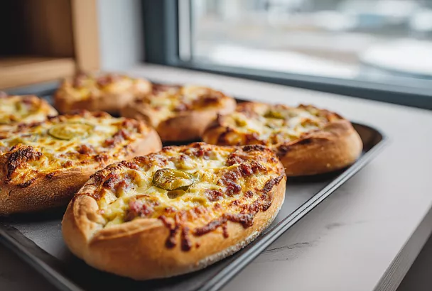 Лодочки с колбасой и сыром: пышное тесто на майонезе и молоке — тает во рту