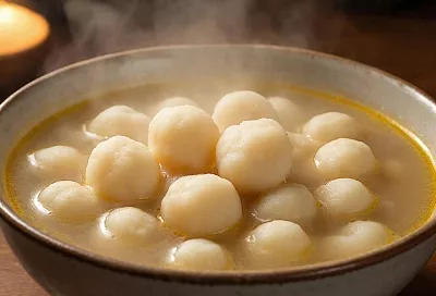 Готовлю суп с клецками три раза в неделю. Даже руки в муке не пачкаю. Суп настолько вкусный, что муж не устает меня благодарить 