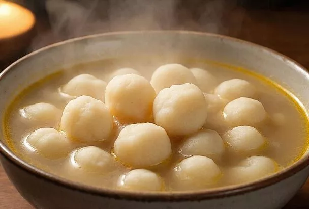 Готовлю суп с клецками три раза в неделю. Даже руки в муке не пачкаю. Суп настолько вкусный, что муж не устает меня благодарить 