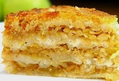 Яблочный пирог «Три стакана»: самый простой рецепт без яиц и молока для идеальной выпечки