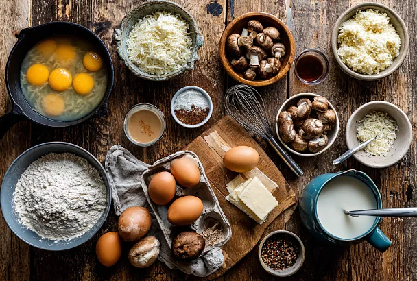 Яйца «По-Леонcки» по книге 1902 года: нежный соус, грибы и пашот в масле