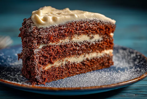 Торт "Кефирный шоколадник" за 50 минут выпечки — три коржа, сироп и крошка: проще шарлотки, вкуснее эклера, пропитывается за ночь