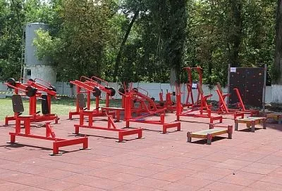 Новую площадку для сдачи норм ГТО открыли в Кропоткине в рамках нацпроекта