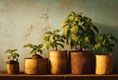 Эксперимент: сколько картофеля даёт ведро разного объёма