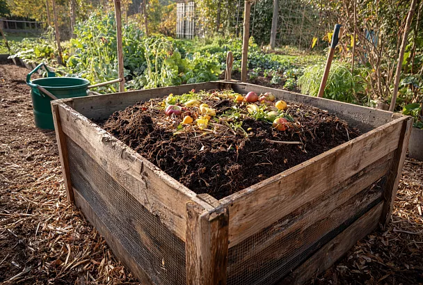 Как правильно заложить компост: секреты быстрого удобрения