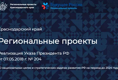 В Краснодарском крае начал работать портал нацпроектов