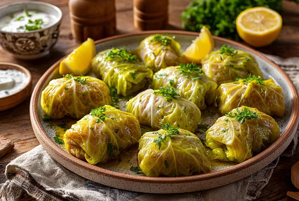 Арабские голубцы — мальфуф — сочные и очень вкусные. Вы должны это попробовать!