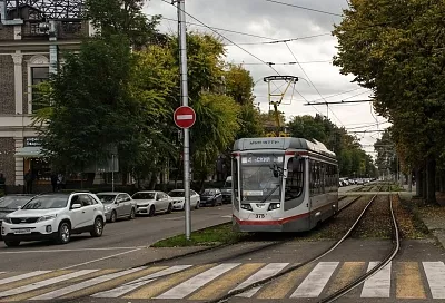 Несколько трамваев в Краснодаре изменят график движения вечером 10 ноября