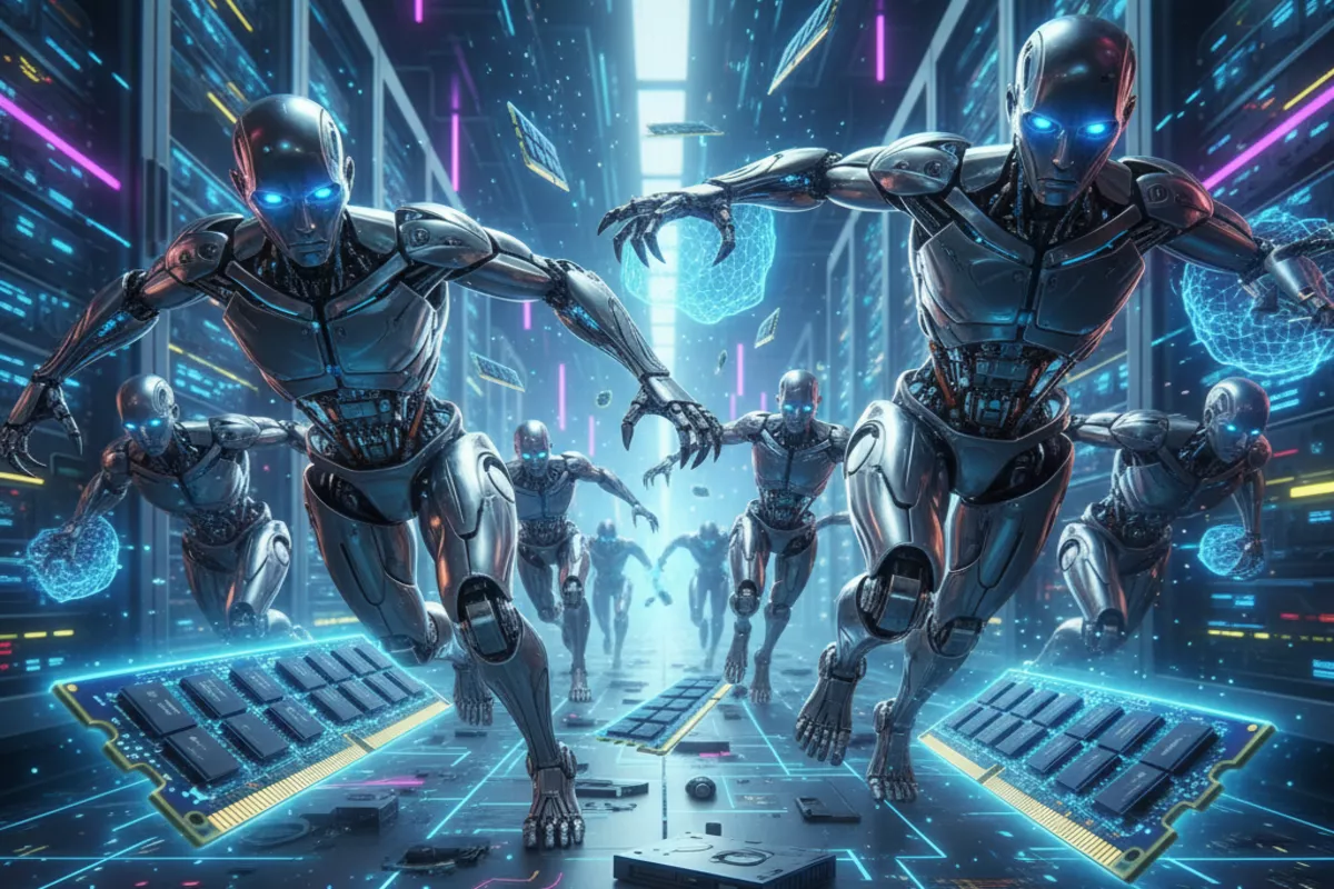 Искусственный интеллект устроил охоту на дефицитную память: боты скупают DDR5 быстрее людей