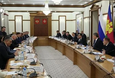Губернатор Вениамин Кондратьев встретился с избранными от Краснодарского края в Госдуму РФ депутатами